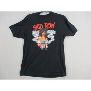 Skid Row Big Guns T-Shirt Mens XL Black American Classics Rock Band Graphic Tee